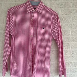 Men’s Pink Vineyard Vines Button Down